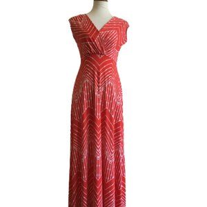 COPY - Hail3y:23 Women's Red Sleeveless Maxi Dress V Neck Casual Dress Size Med…